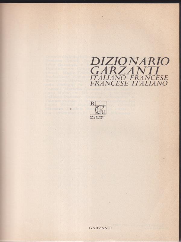 Dizionario francese