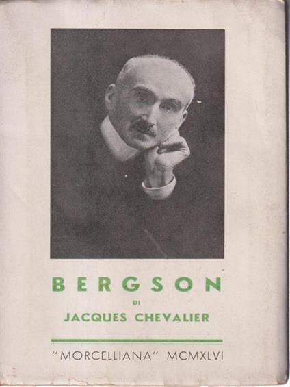 H. Bergson - Jacques Chevalier - copertina