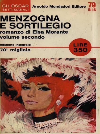 Menzogna e sortilegio. Volume 2 - Elsa Morante - copertina