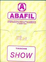 Abafil Tasche Show. Materiale filatelico. 28 pezzi