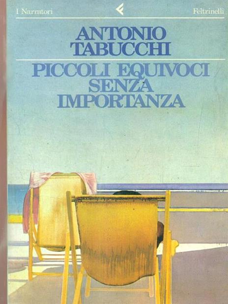 Piccoli equivoci senza importanza - Antonio Tabucchi - copertina