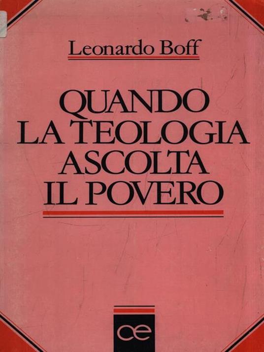Quando la teologia ascolta il povero - Leonardo Boff - copertina