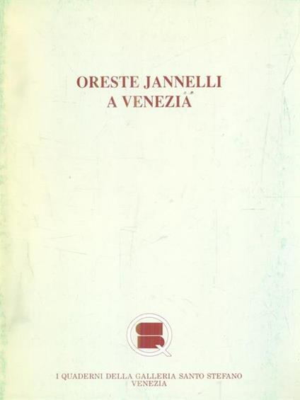 Oreste Janelli a Venezia - copertina