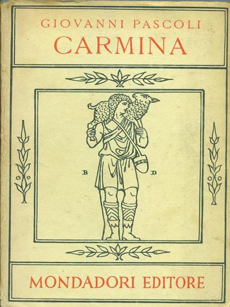 Carmina - Giovanni Pascoli - copertina