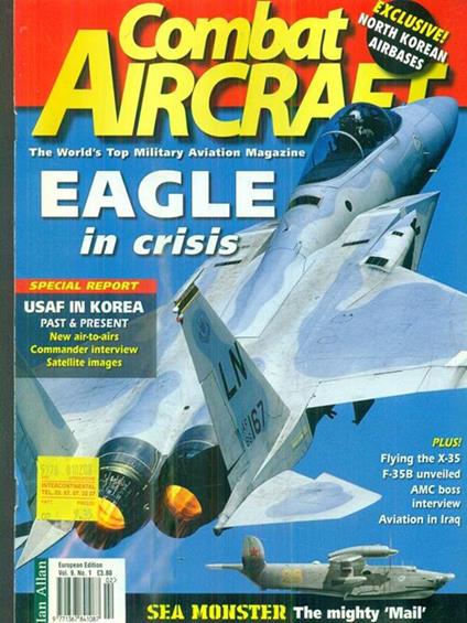 Combat Aircraft vol 9/ N. 1. February-March 2008 - copertina