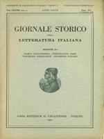 Giornale storico della letteratura italiana Fasc. 377 Vol. CXXVII