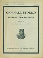 Giornale storico della letteratura italiana Fasc. 373 Vol. CXXVI