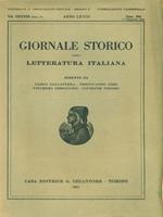 Giornale storico della letteratura italiana Fasc. 384 Vol. CXXVIII