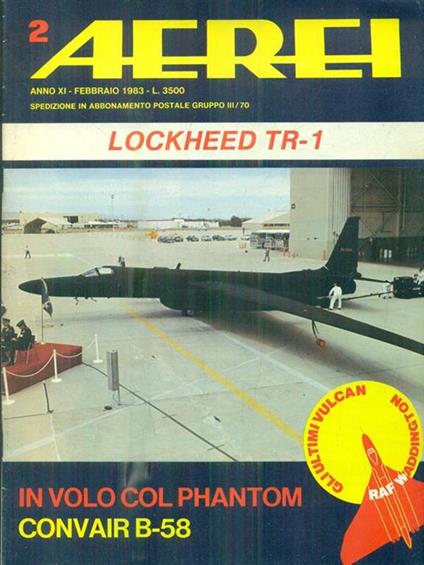 Aerei. Anno XI - N 2 / Febbraio 1983 - copertina