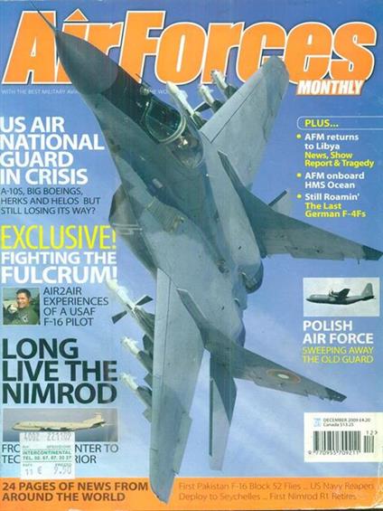 AirForces Monthly / December 2009 - copertina
