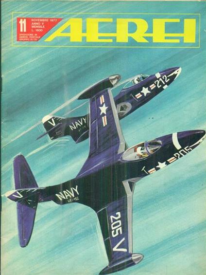 Aerei Anno V - N. 11/ Novembre 1977 - copertina