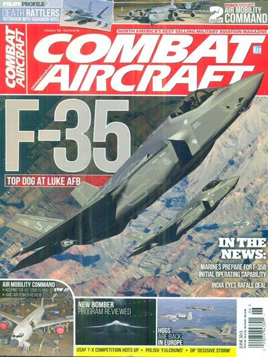 Combat Aircraft / June 2015 - copertina