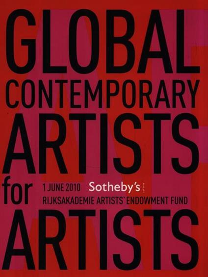 Global Contemporary Artist for Artist - copertina