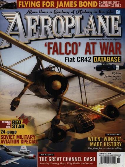 Aeroplane. January 2016 Vol. 44, No. 1 - copertina