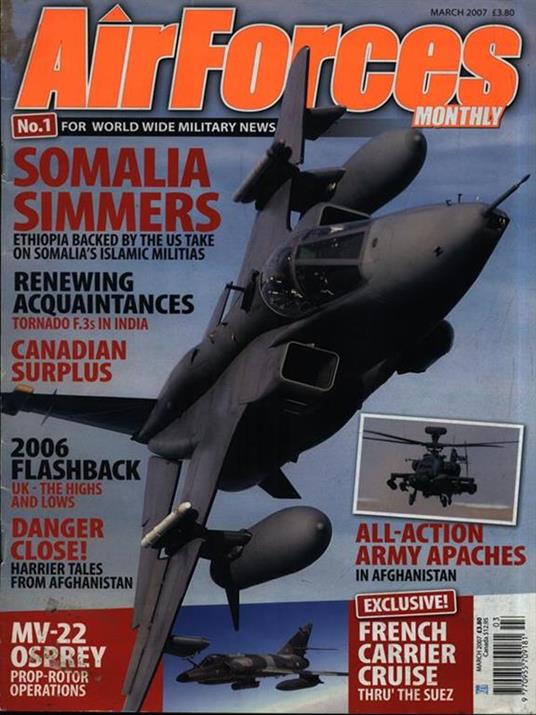 AirForces Monthly. March 2007 - copertina