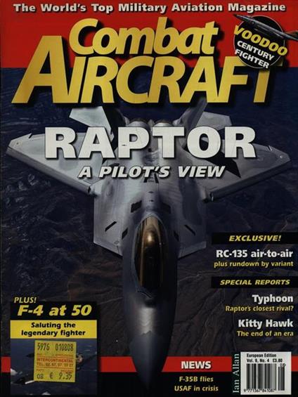 Combat Aircraft. Vol. 9, No. 4 August September 2008 - copertina