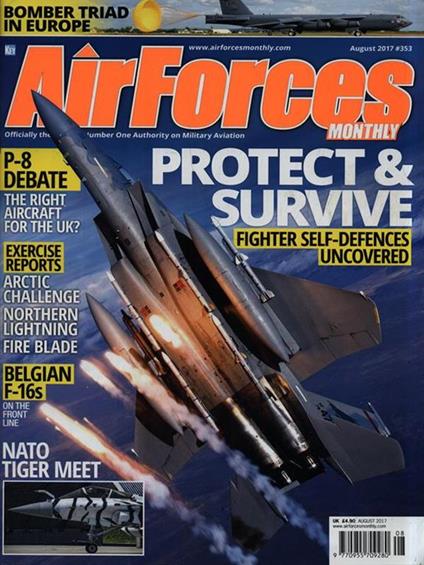 AirForces Monthly August 2017 - copertina