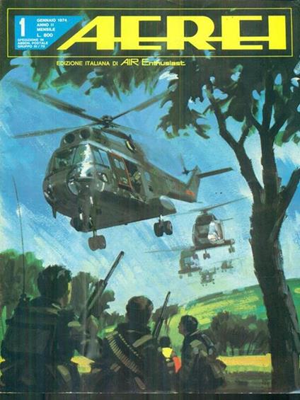 Aerei. Anno II - n. 11 / Gennaio 1974 - copertina