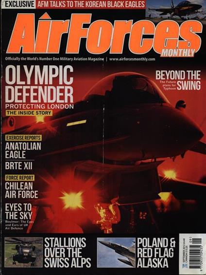 AirForce Monthly. September 2012 - copertina