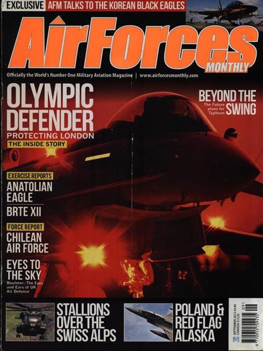 AirForce Monthly. September 2012 - copertina