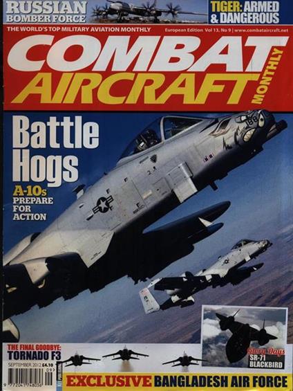Combat AirCraft Monthly. September 2012 - copertina