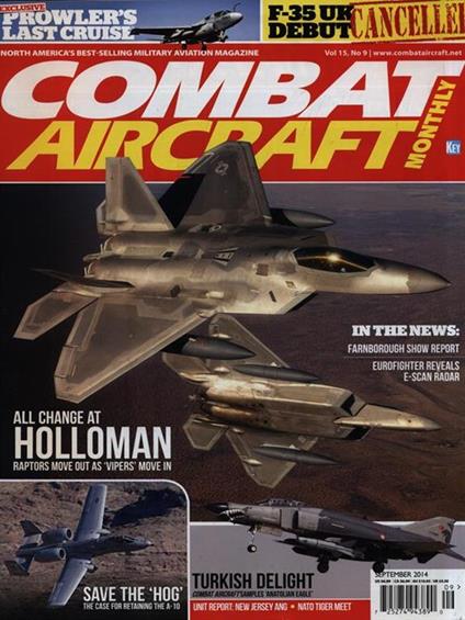 Combat AirCraft Monthly. September 2014 - copertina
