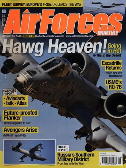 AirForces Monthly. September 2016 - copertina