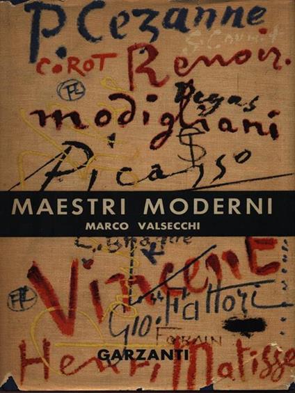 Maestri moderni - Marco Valsecchi - copertina