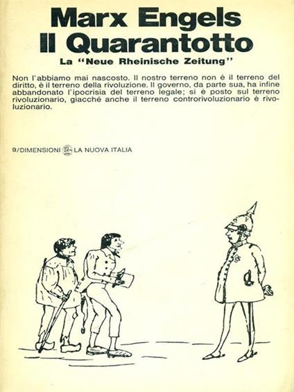 Il quarantotto - Karl Marx - copertina