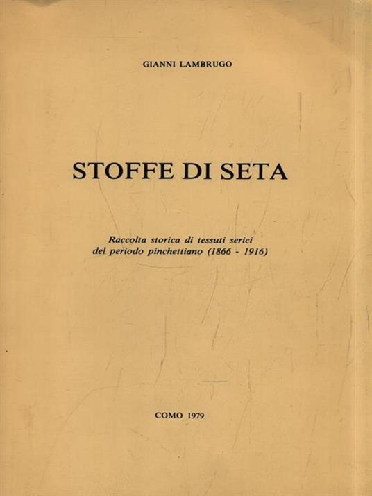 Stoffe di seta - Gianni Lambrugo - copertina