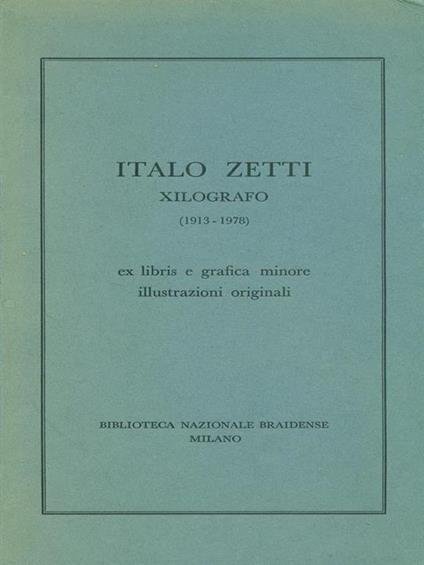 Italo Zetti Xilografo -   - copertina