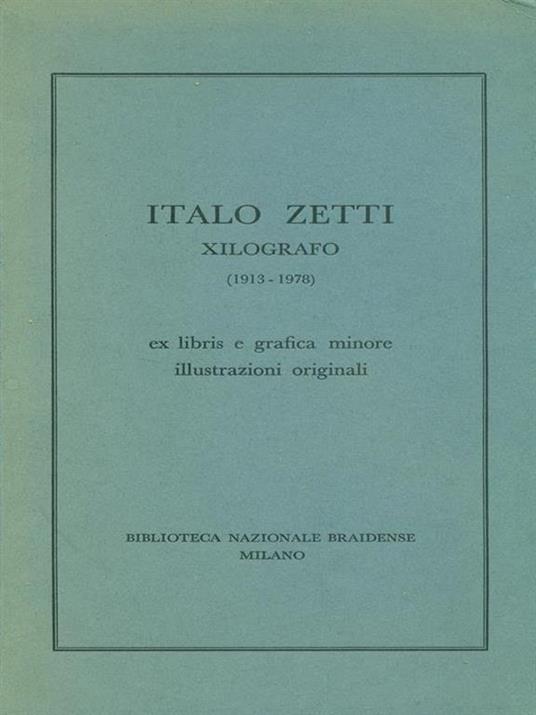 Italo Zetti Xilografo -   - copertina