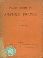 Pages choisies de anatole France