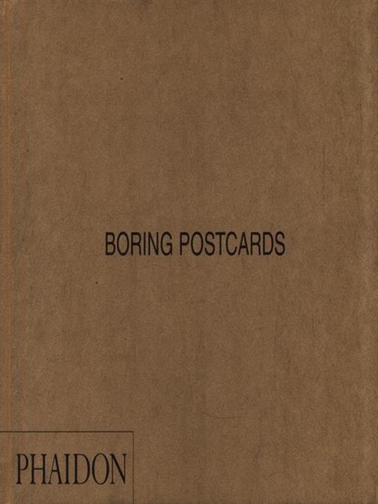 Boring Postcards: USA - copertina
