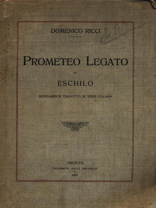 Prometeo Legato Di Eschilo