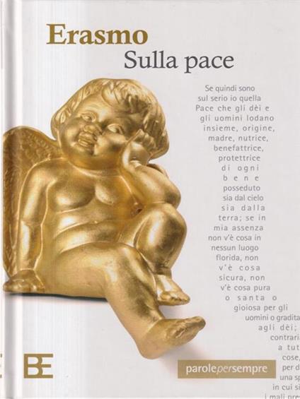 Sulla pace - Erasmo da Rotterdam - copertina