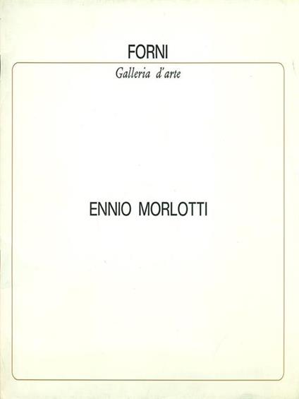 Ennio Morlotti - copertina