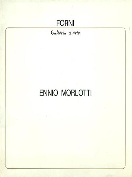 Ennio Morlotti - copertina
