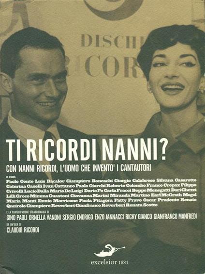 Ti ricordi Nanni? L'uomo che inventò i cantautori - Claudio Ricordi - copertina
