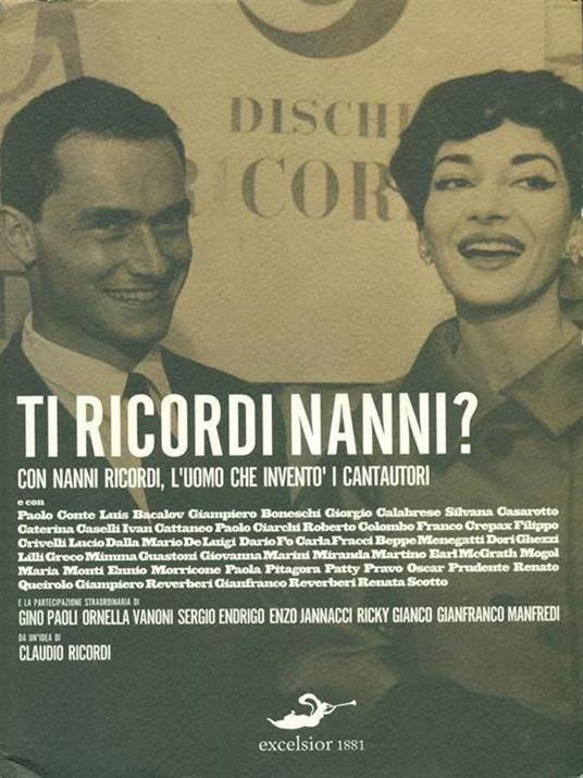 Ti ricordi Nanni? L'uomo che inventò i cantautori - Claudio Ricordi - copertina