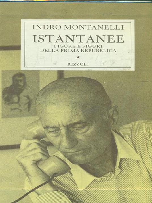 Istantanee - Indro Montanelli - copertina