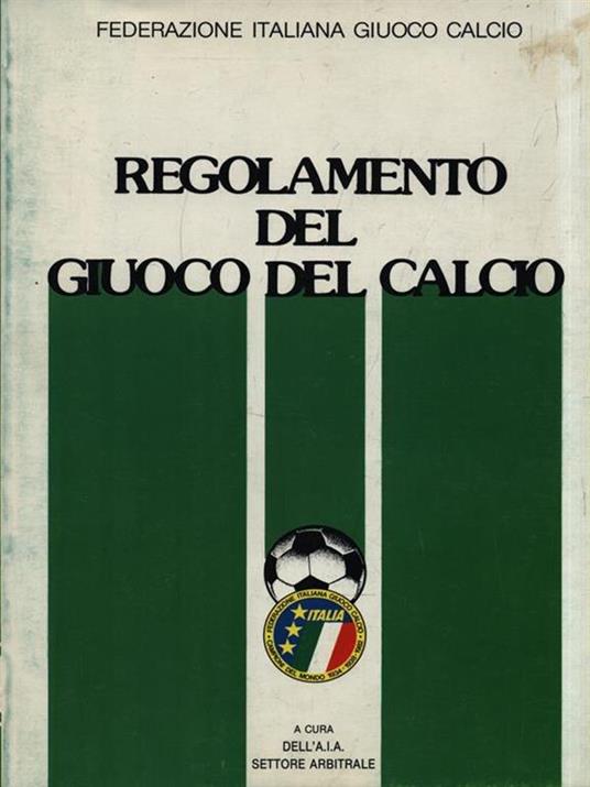 Il regolamento del giuoco del calcio - copertina