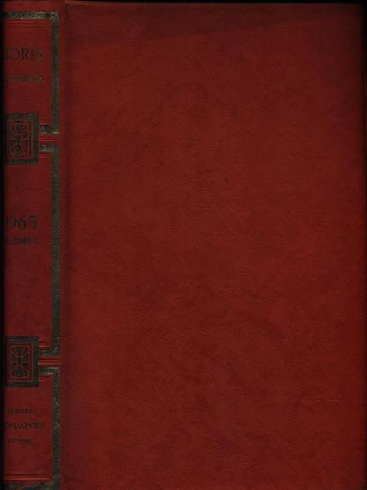 Storia Illustrata 1965 Volume II. Luglio Dicembre 1965 - AA.V. - copertina