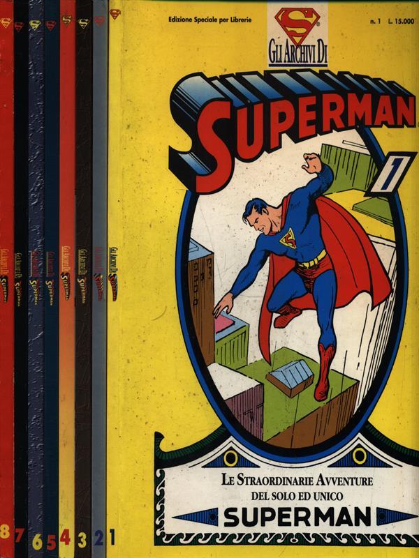 Gli archivi di Superman dal n. 1 al n. 8