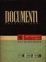 Documenti Architettura. Serramenti in legno - Serie 0 Fascicolo 7 Numero 20