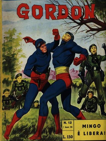 Gordon N. 12/2 Gennaio 1965 - Mingo è libera! - copertina
