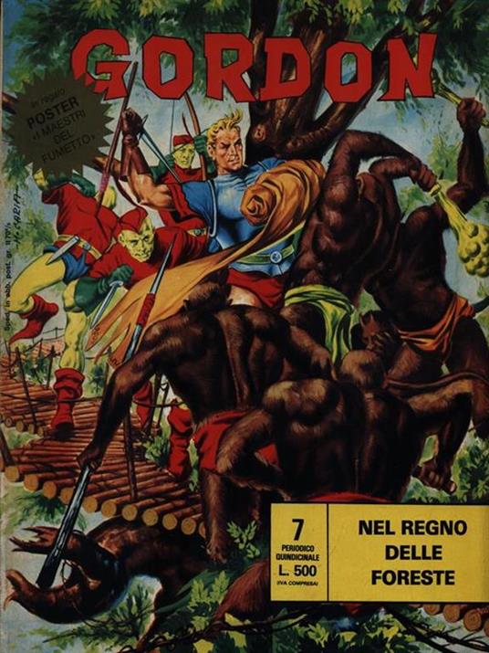 Gordon 7. Nel regno delle foreste - Con Poster - copertina