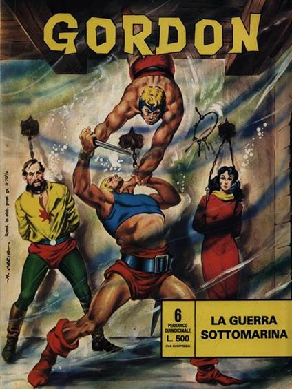 Gordon 6. La guerra sottomarina - copertina