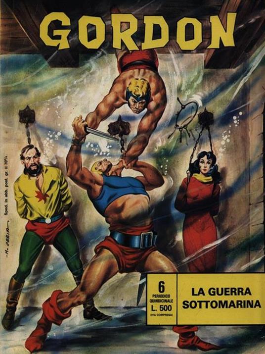 Gordon 6. La guerra sottomarina - copertina