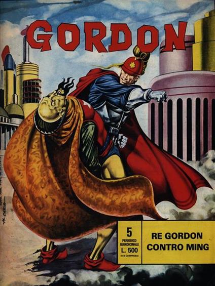 Gordon 5. Re Gordon contro Ming - copertina